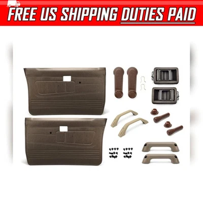 For Nissan Navara D21 TD BDI Set Door Panel Side Handle Lock Interior Brown LR - Image 1 of 4