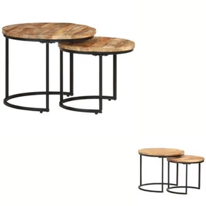2/3x Nesting Tables Living Room Couch Coffee End Table Multi Models vidaXL - Picture 1 of 17
