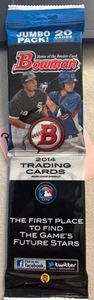 2014 BOWMAN BASEBALL SEALED JUMBO PACK MOOKIE BETTS ROOKIE? 20 CRDS JACOB DEGROM - Picture 1 of 6