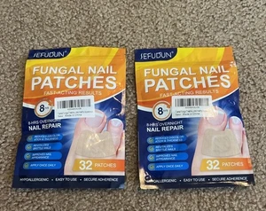 Toenail Fungus Treatment Extra Strength - 64 Pcs Fungal Nail Patches 2 Bags New - Picture 1 of 7