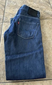 Levi's 511 Skinny Fit Jeans Mens 30 X 32 Dark Blue Denim Levis Fit 28X32 - Picture 1 of 9