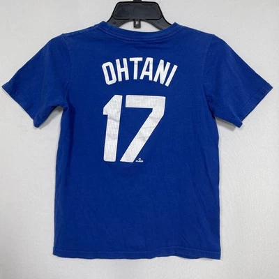Camiseta deportiva Shohei Ohtani #17 Los Angeles Dodgers MLB Nike azul juvenil MEDIANA Foto 1 de 4