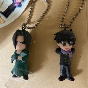 Kyo Kara Maoh figure key chain set 2 Yuuri Gwendal mascot retro Japan anime m642 - Picture 1 of 10