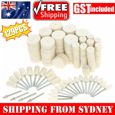 129pcs Polishing Wheel Buffing Pad Drill Bits Power Tools For Dremel Rotary Tool - image 1 of 4