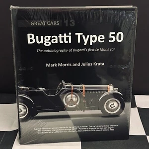BUGATTI TYPE 50 THE AUTOBIOGRAPHY OF BUGATTIS FIRST LE MANS CAR GREAT CARS BOOK - Imagen 1 de 2