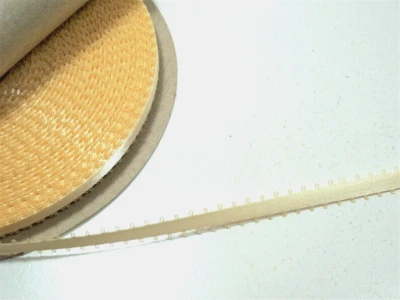 Schiff Brand Creme Picot Double-Face Satin Ribbon 3/16 inch wide x 10 yards B42 - Image 1 of 4