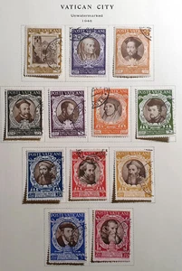 ITALIEN VATIKANSTADT VATIKANSTADT 1946 TRENTO KOMPLETT - 12 BRIEFMARKEN U - Bild 1 von 1
