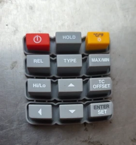 KEYPAD FOR A OMEGA HH801B THERMOMETER (IN26S1B3) - Picture 1 of 2