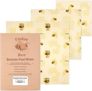Natural Organic Hand Made Beeswax Food Wrap - Picture 1 of 3