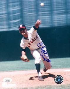 Clyde Wright Signed California Angels 8x10 Color Photo - JSA Authentication - Picture 1 of 4