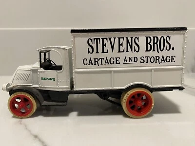 Vintage ERTL Mack 1926 Bulldog Stevens Bros Moving x Bekins Diecast Coin Bank - Image 1 of 4