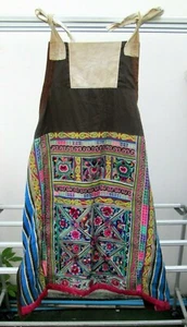 Vintage Yi Hill Tribe Handmade Baby Carrier Quilt Embroidered Textile - Picture 1 of 2