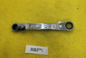 Blue Point RYAM78 7–8 mm 12-Point Metric 25° Offset Ratcheting Box Wrench EX MOD - Picture 1 of 7