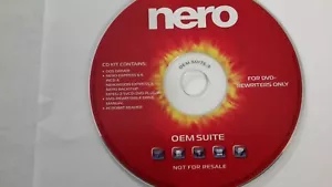 NERO OEM Suite  CD Rom for DVD REWRITES ONLY - Picture 1 of 2