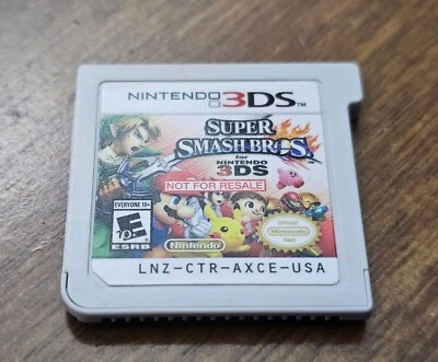 Super Smash Bros for 3DS - Nintendo 3DS - Not For Resale Kiosk Demo Game NFR - Image 1 of 4