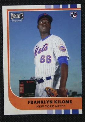 2021 Topps Archives Snapshots Rookie Card #17 - Franklyn Kilome - Mets RC! - Image 1 of 4