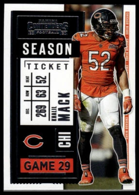 2020 Panini Contenders #81 Khalil Mack - Image 1 of 2