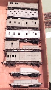 HO Work Train MOW Maintenance Of Way Set "CUSTOM" 8 CARS - Picture 1 of 2