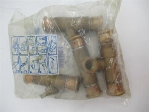 Elkhart 10066582, 8712, 1" x 1" x 1/2" Copper Press x Female Reducing Tee 4ea - Picture 1 of 2