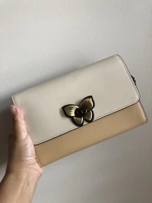 NWT Coach Butterfly Marlow Turnlock Chain Crossbody~ 70083 MSRP $225 - Image 1 of 4