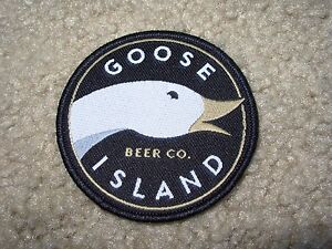 GOOSE ISLAND BREWING COMPANY LOGO bourbon county PATCH sew on craft beer brewery