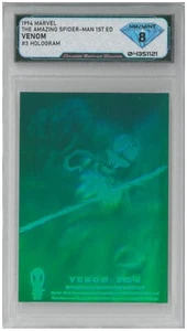 1994 Marvel Amazing Spider-Man VENOM #3 Hologram  💎 DSG 8 NM/Mint - Picture 1 of 2