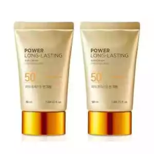 THE FACE SHOP Eco Power Long Lasting Sun Cream 50ml x 2ea SPF50+ PA+++ K Beauty - Picture 1 of 4