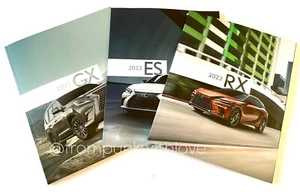 2023 Lexus Model Years RX ES GX Full Sales Brochure Promo Literature NEW 3 PCS - Picture 1 of 7