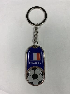 France ~ Keychain Alloy World Cup Souvenirs National Team - Image 1 of 4