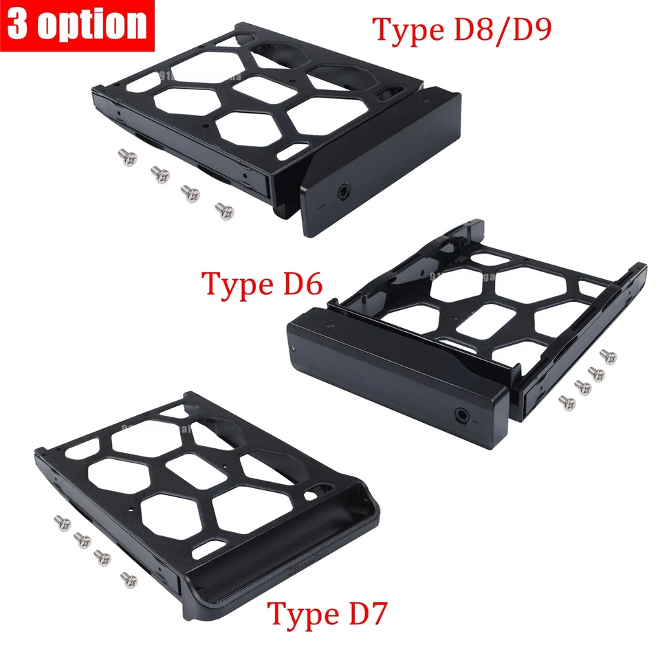 3.5" / 2.5"  Synology Hard Disk Tray Caddy Sled Type D6 D7 D8 D9 - Image 1 of 1