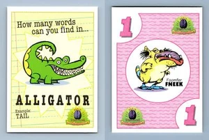 Foomfer Fneek / Alligator #1 Doodlewonkers 1996 Trading Card - Picture 1 of 1