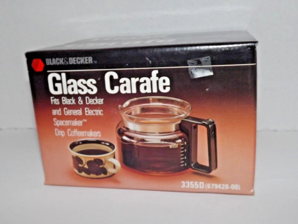 BLACK+DECKER 3355D 10 Cup Replacement Glass Carafe for Spacemaker
