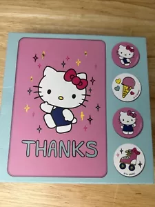 Sanrio Hello Kitty Thank You Card Boxed Set with Envelopes And Stickers - Picture 1 of 7