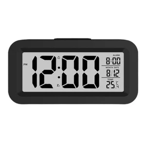 Large Screen LCD Alarm Clock with Gradual Alarm and Temperature Detection - Picture 1 of 49