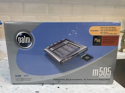 NEW FACTORY SEALED Palm M505 Handheld Colorful, Expandable, and Internet Capable - Image 1 of 4