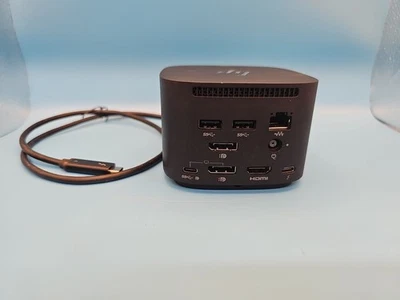 HP Thunderbolt Dock 120W G4 Docking Station Black HSN-IXO3 Dock Only Type C - Image 1 of 4