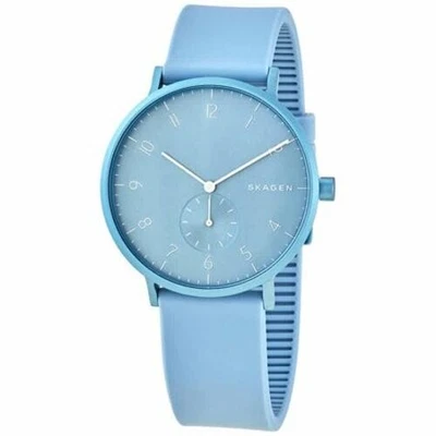 Skagen Aaren Kulor 20mm Aluminum Quartz Light Blue Dial Unisex Watch SKW6509 - Image 1 of 4