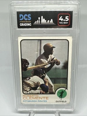 1973 Topps Roberto Clemente #50 | Pittsburgh Pirates | DCS 4.5 VG-EX+ - Image 1 of 4