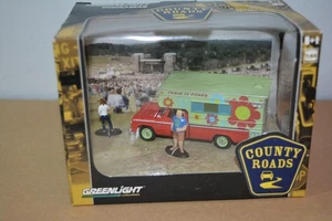 GREENLIGHT DODGE Camper New in Package DIORAMA County Roads VHTF Peace is Power - Picture 1 of 9