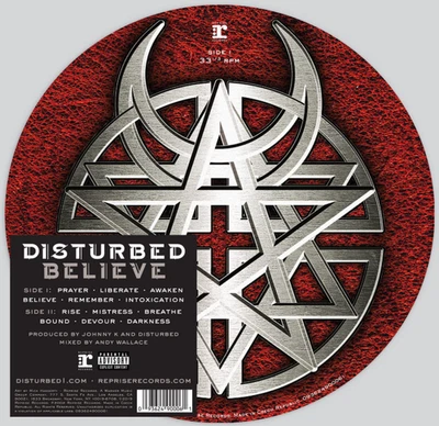 DISTURBED – Believe LP Picture Disc Vinyl New - Image 1 of 2