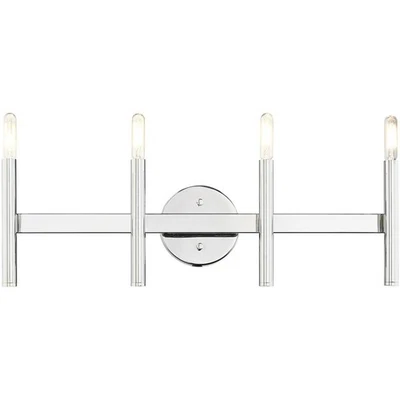 Luz de tocador de baño Livex Lighting 10344-05 Copenhagen cromo pulido Foto 1 de 4