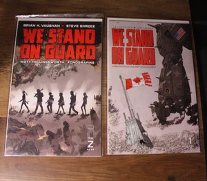 WE STAND ON GUARD #1 #2 BILD COMIC ERSTDRUCK BRIAN VAUGHAN STEVE SKROCE - Bild 1 von 1