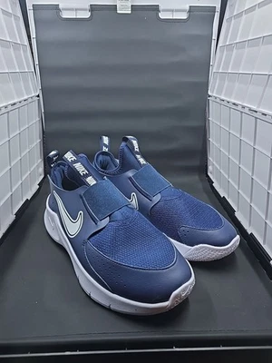 Nike Flex Runner 3 (GS) EE. UU. Talla 7Y Niño Grande Medianoche Azul Marino/Blanco Zapatos FN1294-403 Foto 1 de 4