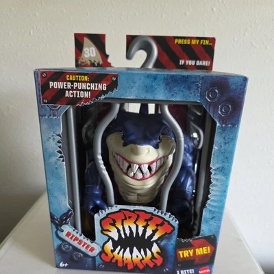 Figura de acción Street Sharks 30 aniversario Ripster Mattel 2024 nueva sellada Foto 1 de 4
