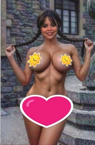 Totally Rad Halloween OKSI Trecce Mercoledì COMPLETO Variante Vergine Copertina!!! Nuovo con scatola - Foto 1 di 1