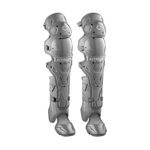 Evoshield PRO-SRZ 2.0 Intermediate Baseball Catcher's Leg Guards - Road Gray - Imagen 1 de 5