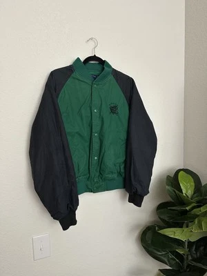 Chaqueta Universitaria Polo Ralph Lauren Vintage Baloncesto Universidad Años 80 Garabato Foto 1 de 4