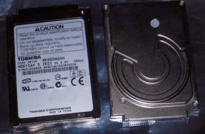 Hard drive  60 GB Toshiba 1.8inch,   3x DRIVES - Image 1 of 2