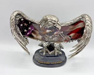 Figurina Aquila Bradford Exchange 2003 "Live To Ride, Ride To Live" 1° emissione - Foto 1 di 21