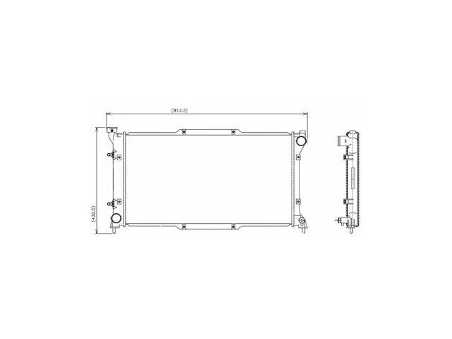 Radiador para Subaru Legacy Naturally Aspirated 1994-1999 1998 1996 1997 PY644MD Foto 1 de 1